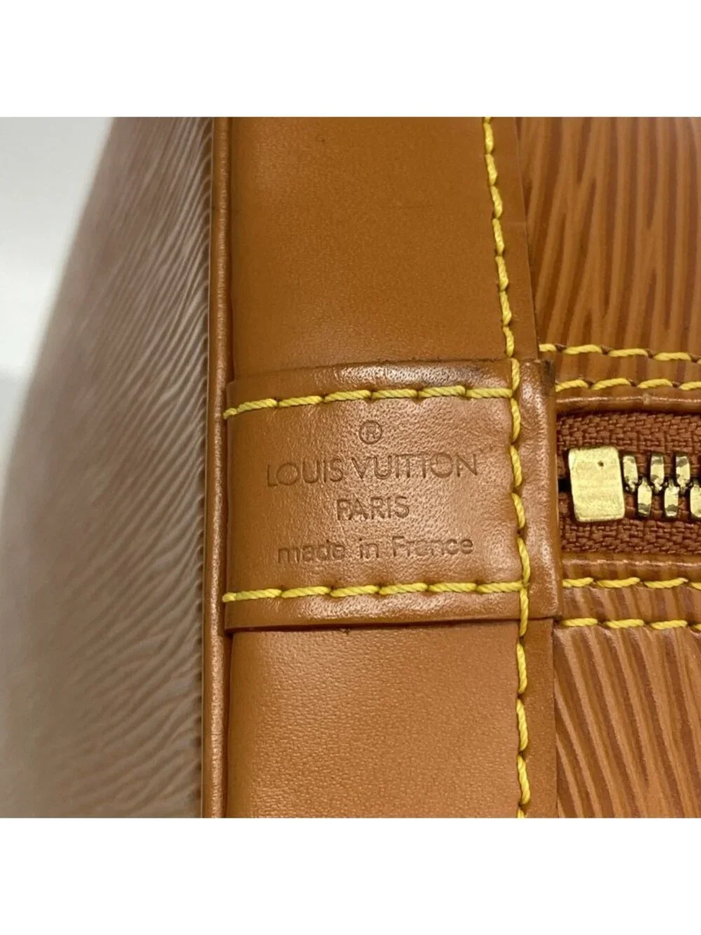 Louis Vuitton Handbag Epi Alma Cipango Gold